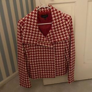 Talbots Houndstooth check wool jacket